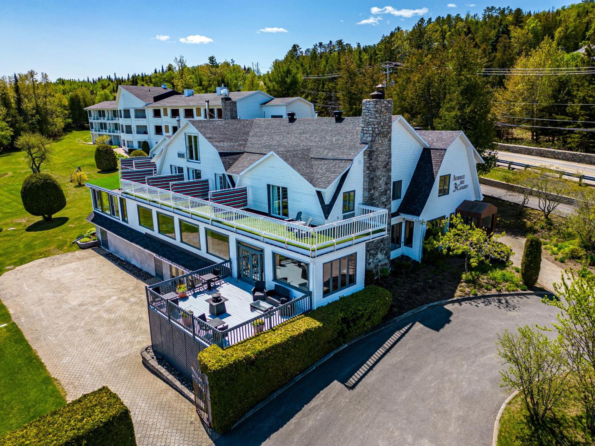 Auberge Des 3 Canards La Malbaie Bagian luar foto